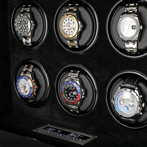 rolex gmt watch winder settings